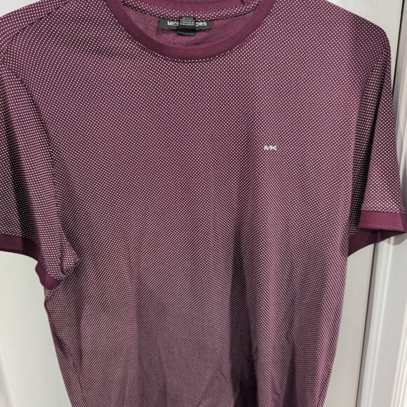 Medium Michael Kors t-shirt - Maroon / white polkadots - Picture 1 of 4
